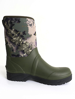 Охотничьи неопреновые средние сапоги PRIDE Protect (Протект) Уральский лес PRMHM-930