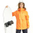 Куртка горнолыжная утепленная DragonFly Gravity Premium Woman Orange-Yellow 2023
